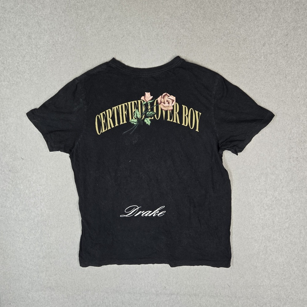 Drake x Nike Men Shirt L Black Certified Lover Boy Embroidered